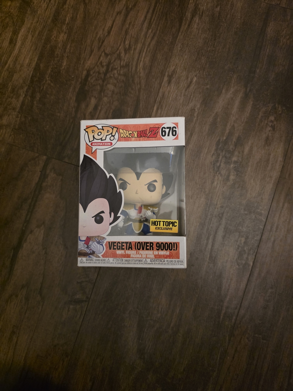 Vegeta (Over 9000!) #676 Funko Pop! Animation Vinyl Figure